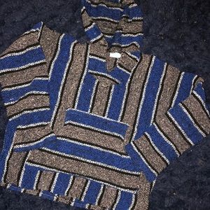 Blue & Gray Baja Hoodies (Drug rug)